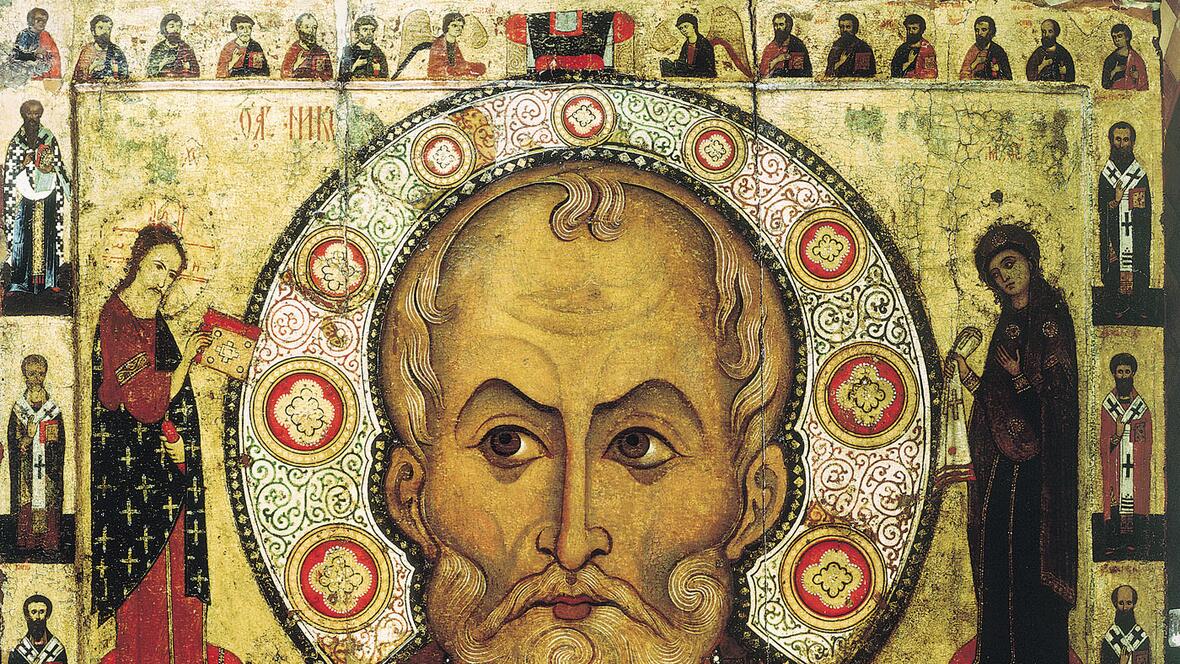 Kirchenzeichnung Heiliger Nikolaus